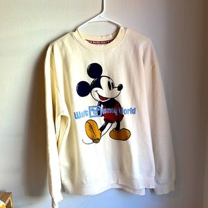 Oversize Disney Sweatshirt Cotton Size L